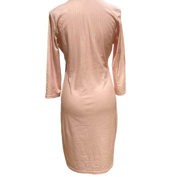 Made in France Pink Knit Dress - Picture 3 of 6